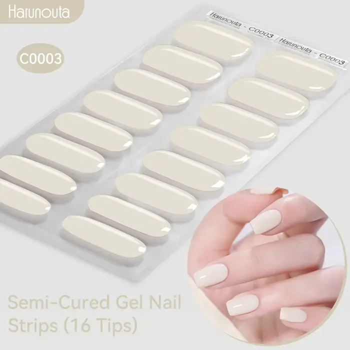 Enveloppes pour ongles semi-durcies