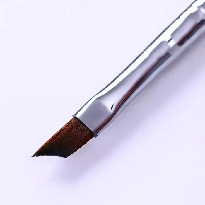 Stylo à ongles bâton bouche Oblique croissant peint pétale biseauté brosse