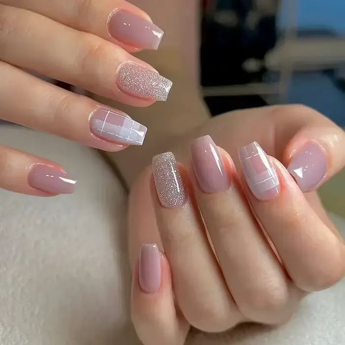 24 pièces Rose rouge faux ongles longue fleur Ballet presse sur ongles conception français faux ongl