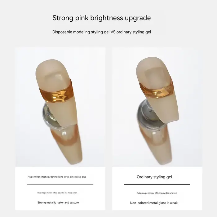 Gel de modélisation des ongles miroir magique