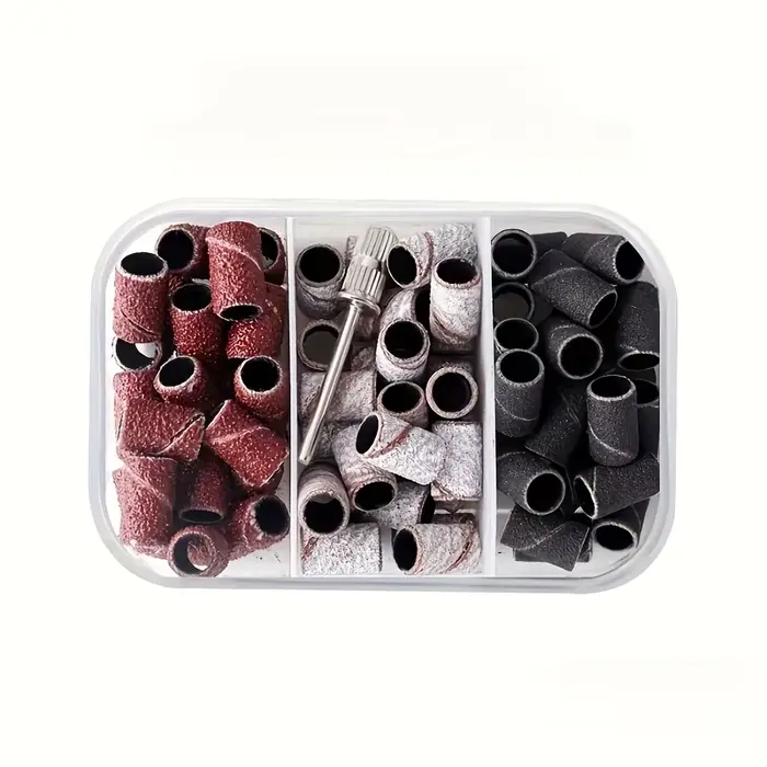 75 bandes de ponçage pour ongles avec embout de mandrin de 3/32"