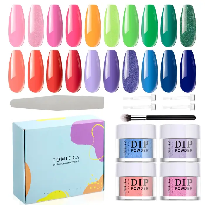 Ensemble de poudres à ongles de 10g