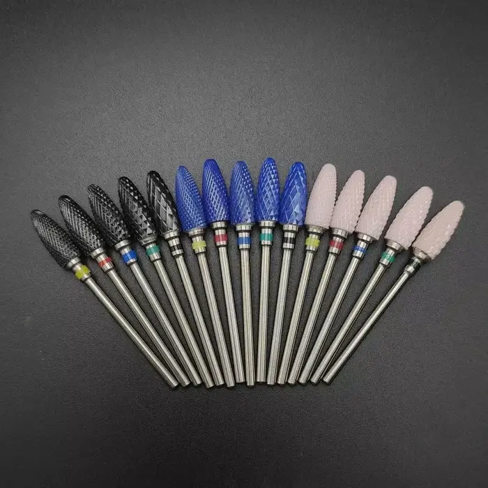 Foret à ongles en carbure de céramique, fraise rotative, fraise, perceuse électrique pour outils de 