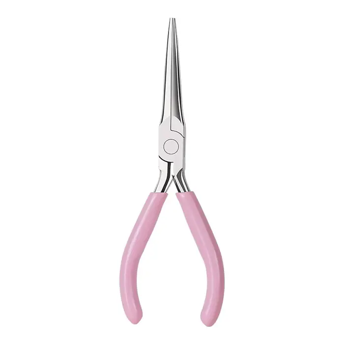 Pince à épiler en acrylique pour extension d'ongles