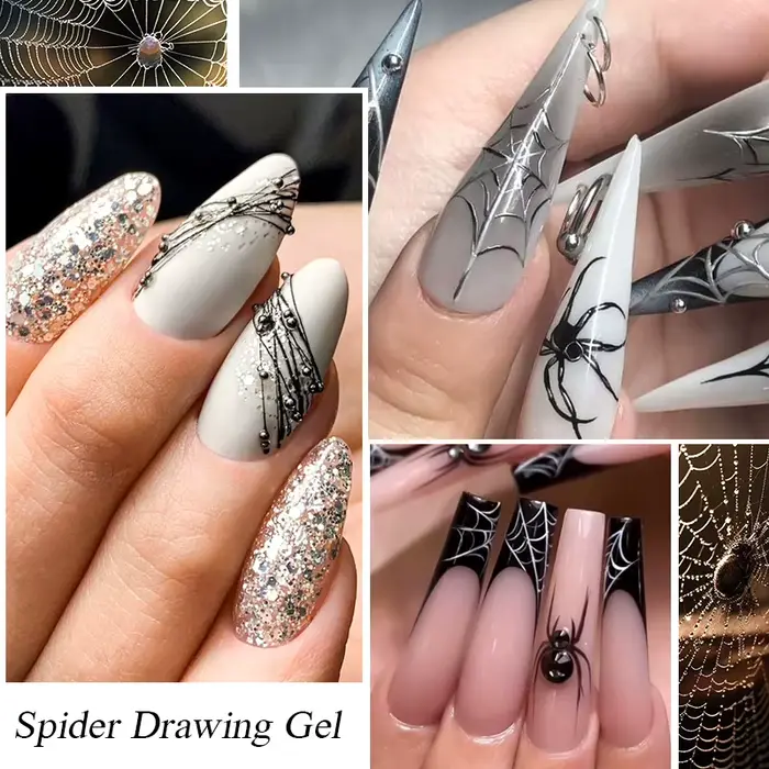 Vernis à ongles Gel dessin araignée