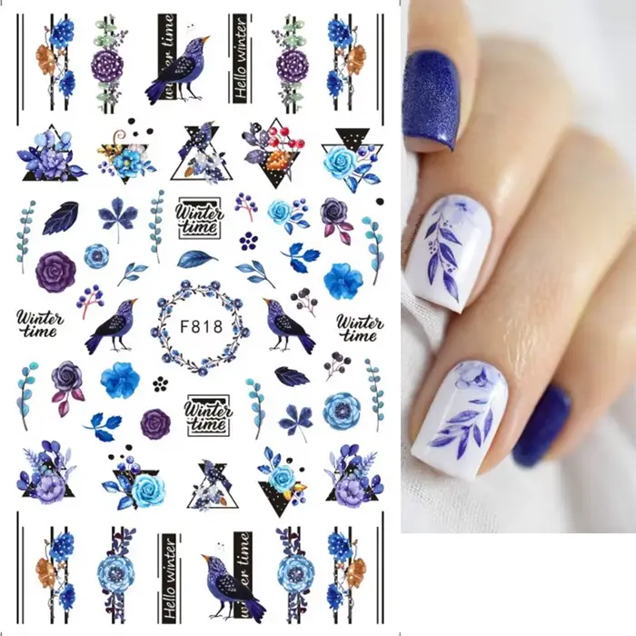 Autocollants 3D pour ongles