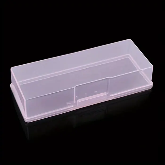 Boîte de rangement pour Nail Art, organisateur d'accessoires pour ongles, conteneur en plastique cub