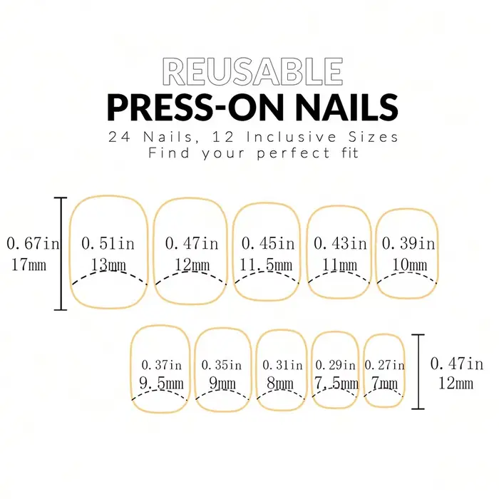 Faux ongles courts et carrés pour couples, nail art, rose, français, rendez-vous en plein air, soiré