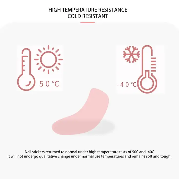 Autocollant pour ongles en Gel Semi-durci