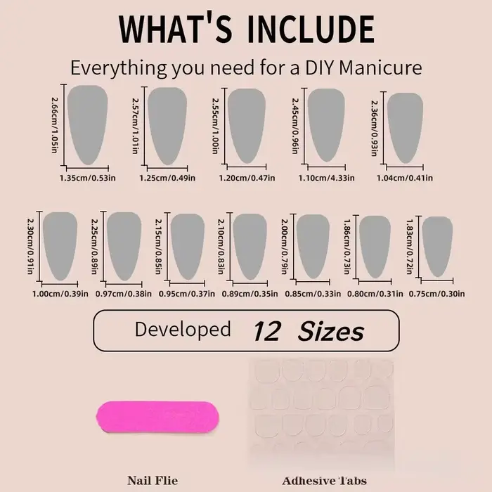 24PCSShiny – faux ongles ovales dégradés rouge vin
