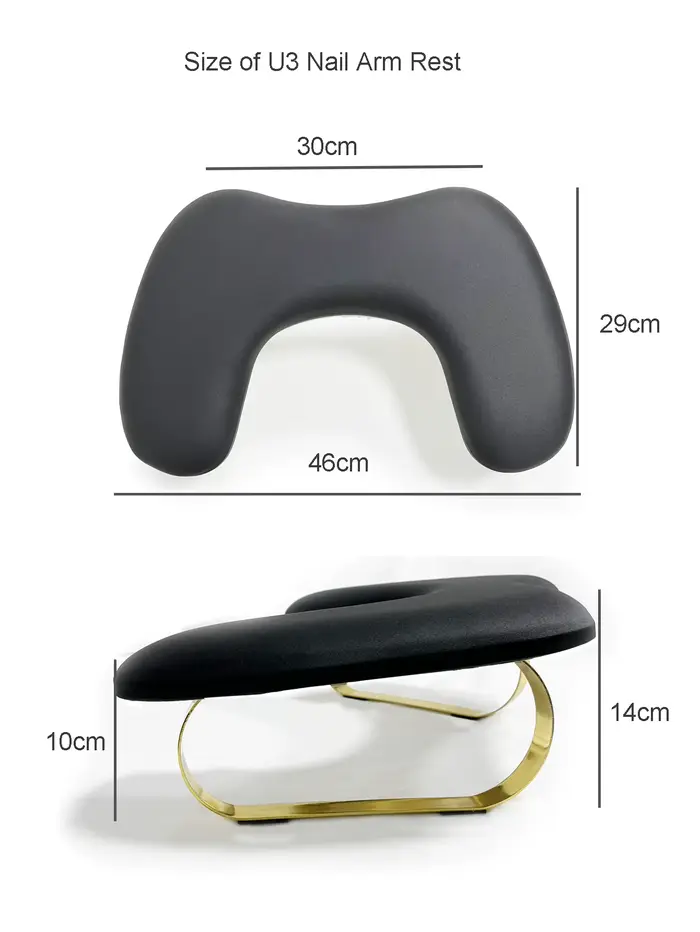 Grand coussin de manucure avec accoudoir