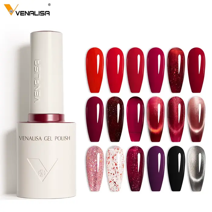VENALISA 10ml vernis à ongles Gel 108 couleurs HEMA/TPO gratuit UV LED trempage longue durée haute brillance Base couche de finition pour Salon de manucure à faire soi-même