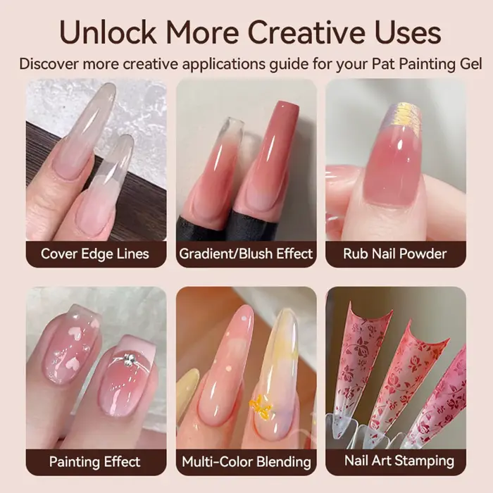 Gel de peinture dégradé 16 couleurs pour nail art