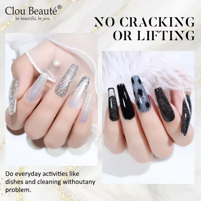 Clou Beaute 8ml Gel Vernis à Ongles Sans HEMA/TPO pour Nail Art