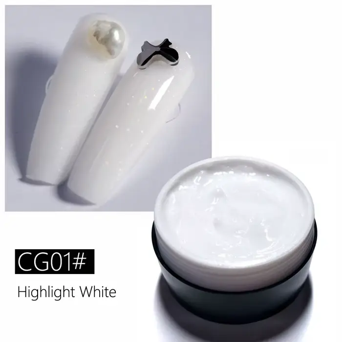 CHUNSHU gelée constructeur ongles Gel paillettes dur Gel Extension par formes d'ongles