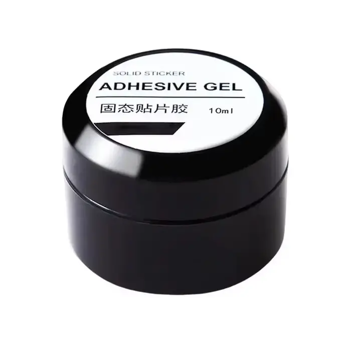 Gel adhésif autocollant solide, 10g, longue durée, transparent, solide, pour NailArt, antiadhésif, E