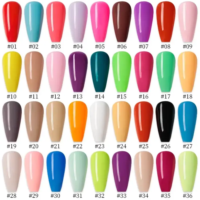 Verhéritage à Ongles en Gel LED, 36 Documents, Peinture Pure, Design Artistique, Qualité, Manucure, 