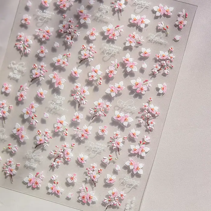 Autocollant adhésif 5D pour Nail Art