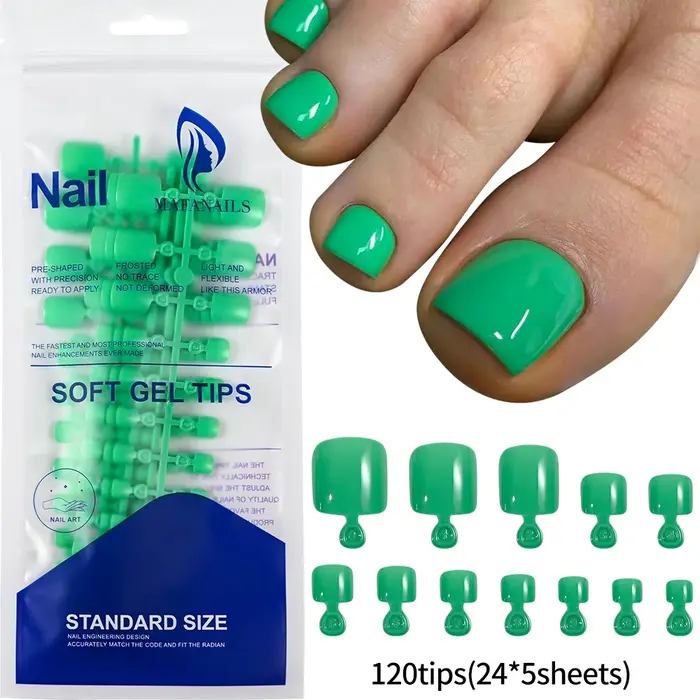 Faux Ongles Courts et Carrés pour Femme et Fille