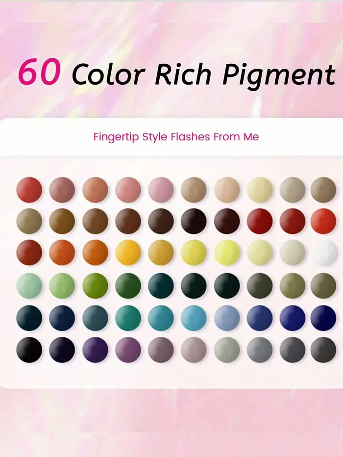 Ensemble de vernis à ongles 60 couleurs 15ml