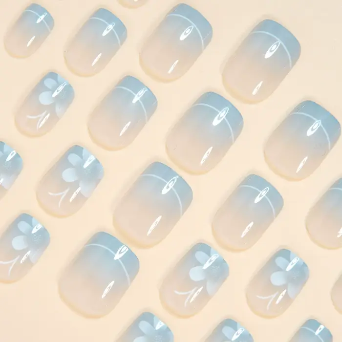 Faux ongles courts et moyens pour femmes et filles