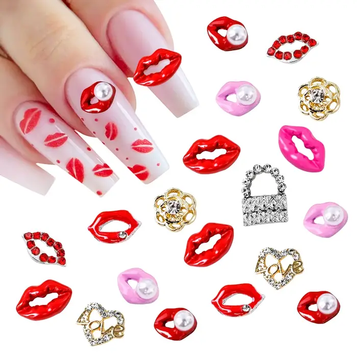 Breloques pour ongles 3D