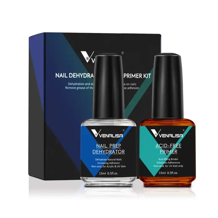 VENALISA Bonder déshydrateur de préparation des ongles et apprêt sans ACID acrylique UV Gel Base couche