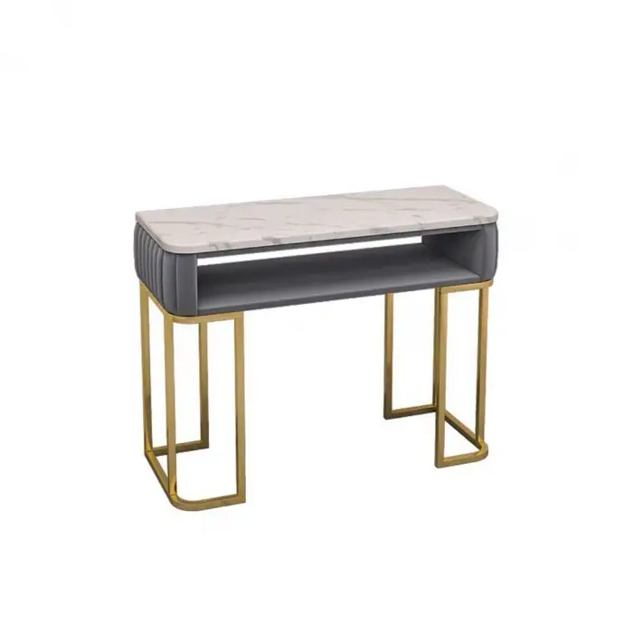 Tables de manucure professionnelles doubles, meubles de Salon, Table de manucure design avec aspirat