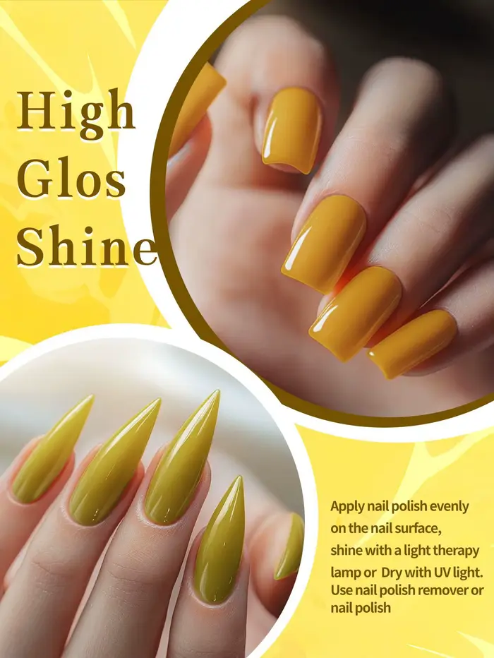 Vernis à ongles Gel jaune d'oie 15ml