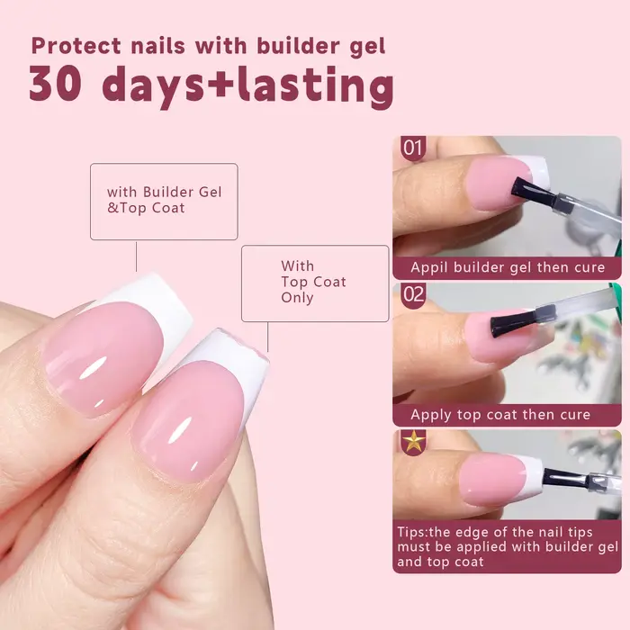 150 faux ongles à presser