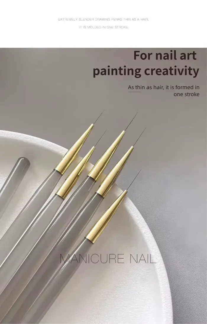 Ensemble de pinceaux professionnels pour Nail Art