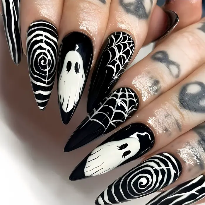 Faux ongles en forme de cœur rouge, avec autocollant en gelée, à pression, à tête ronde, ovale, couv