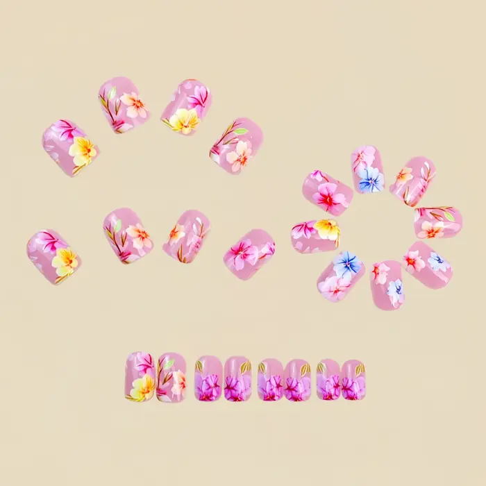 Faux ongles moyens pour femmes filles