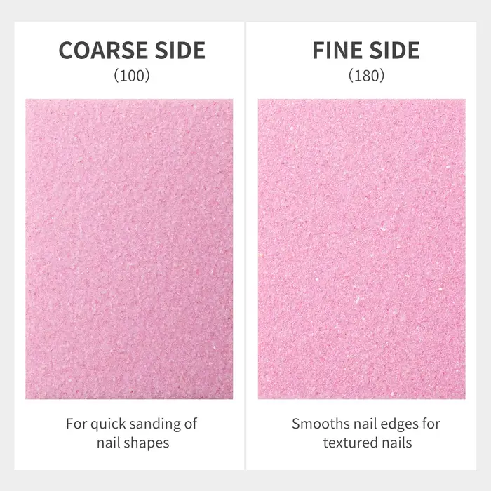 50pcs Lot de Mini limes à ongles double face blocs éponge colorée tampon à ongles bloc polissage des