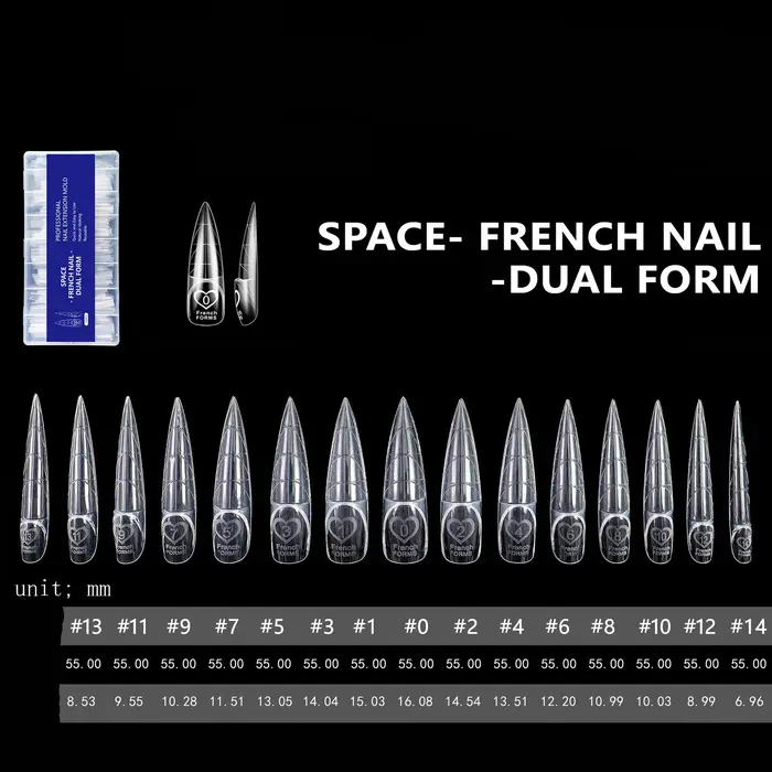 Moule à ongles style français