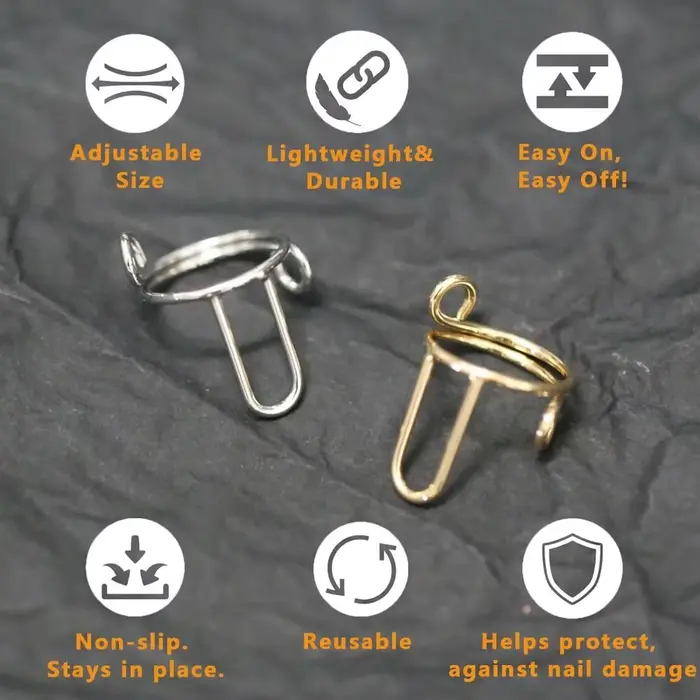 Anneaux d'ongles réutilisables