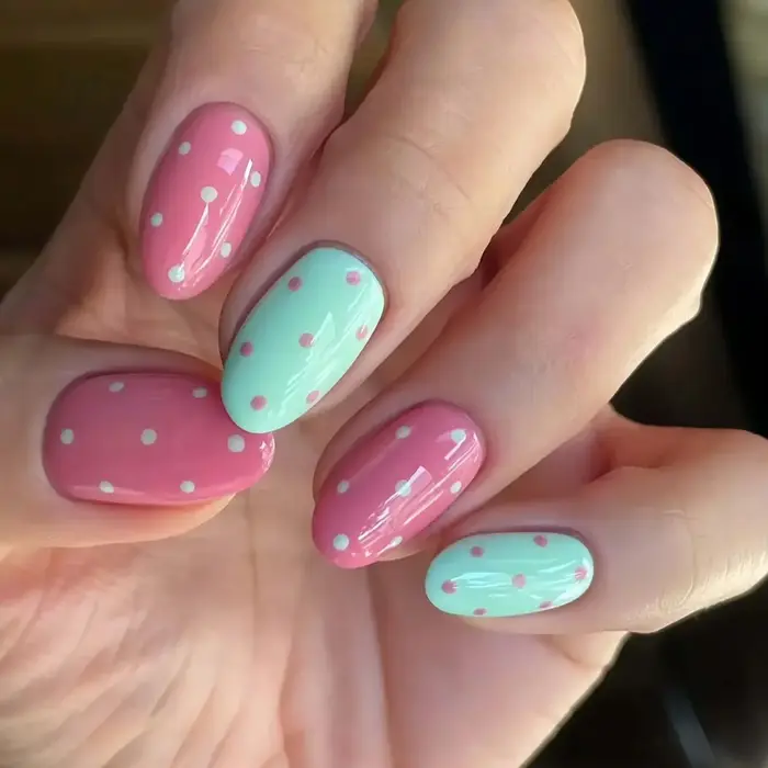 10 faux ongles courts ovales à presser