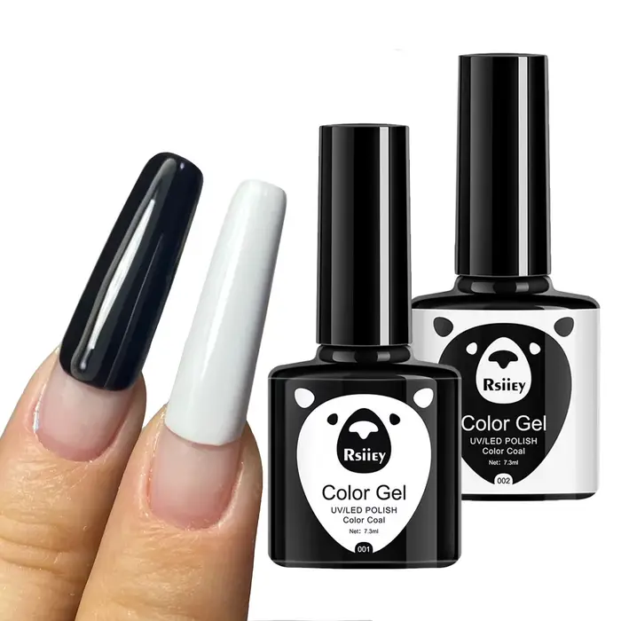 1 pièces 7.3ml vernis à ongles Gel blanc manucure française vernis Gel Semi Permanent tremper Gel UV