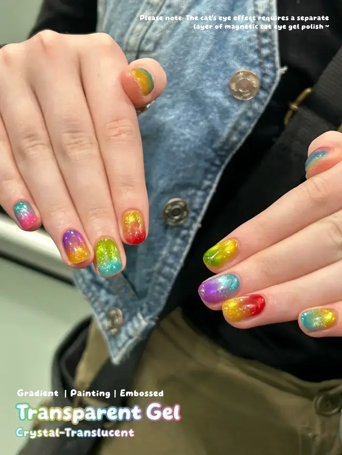 Gel semi-permanent pour ongles en 12 couleurs