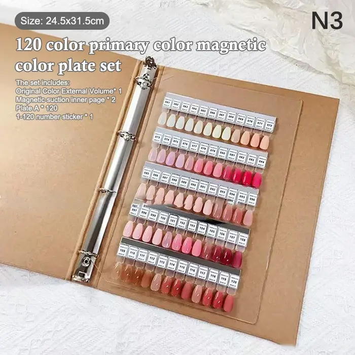 Palette de couleurs pour ongles