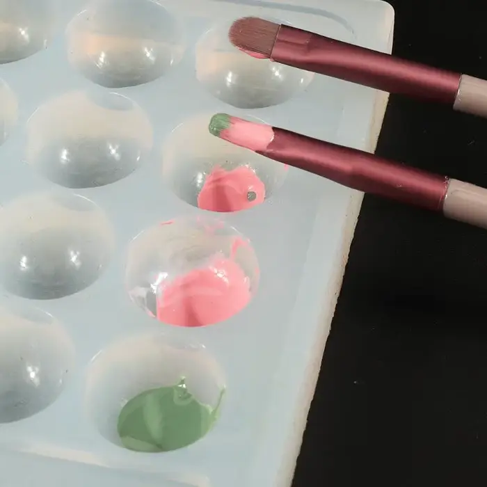 Palette de Couleurs pour Ongles Haute Transparence