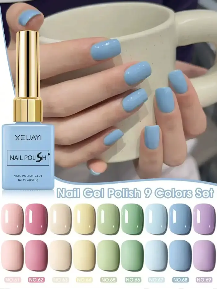 Ensemble de vernis à ongles Gel coloré de 15ml, Gel UV LED à tremper, vernis de manucure liquide lon