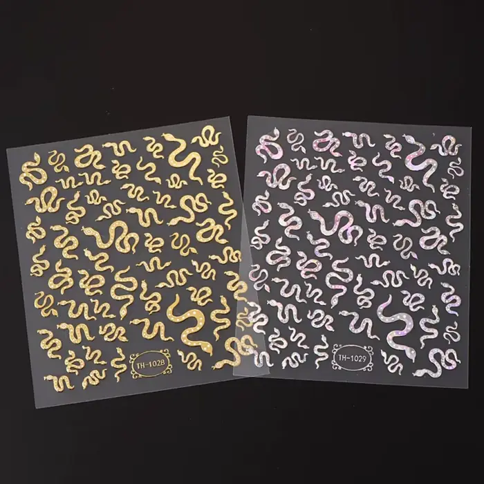 ​ ​ Autocollants pour ongles 3DLaser Sakura