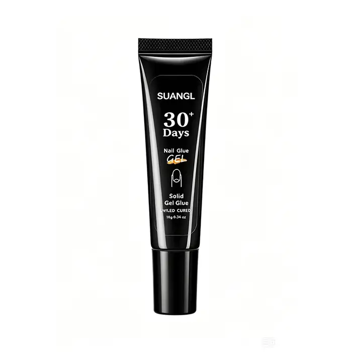 Colle solide pour ongles, gel pour faux ongles à presser, gel acrylique pour extension de manucure, 