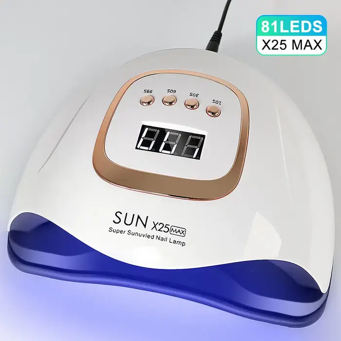 SUN X25MAX 81LED lampe UV pour séchage des ongles durcissement rapide tout le vernis