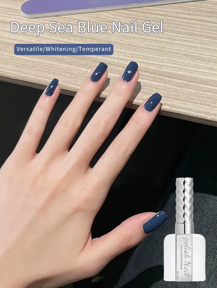 Vernis à ongles Gel de couleur bleu mer