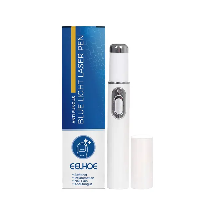 Stylo de traitement antifongique pour les ongles, stylo laser à lumière bleue, outil de soin indolor