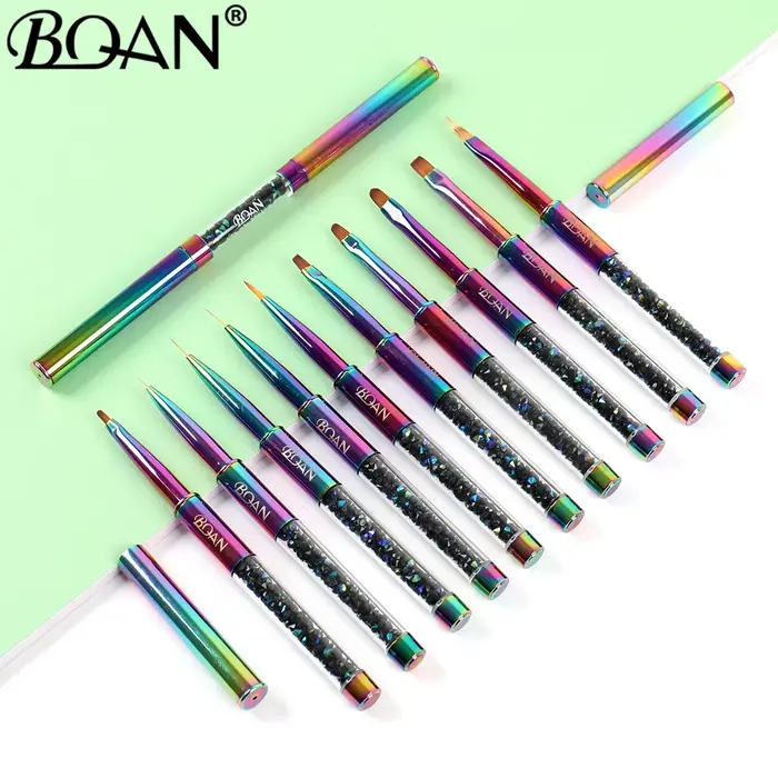 BQAN Pinceau à ongles Rainbow Liner