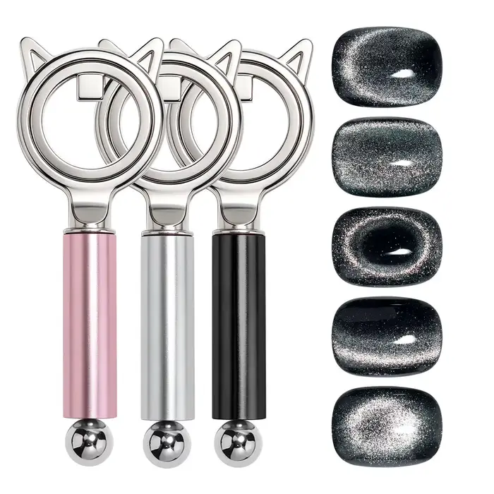 Stylo magnétique pour gel œil de chat en forme d'oreilles de chat