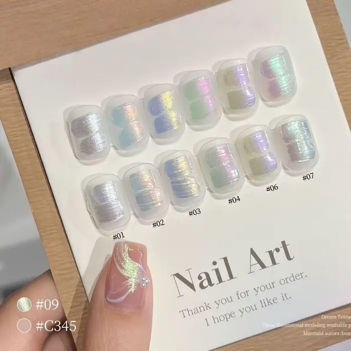 Nouveau gel à ongles solide populaire en 9 couleurs